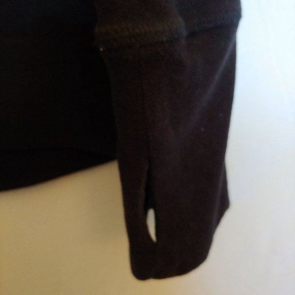 Sweaty Betty Black black long sleeve hoodie made in Italy Small - Picture 9 of 15